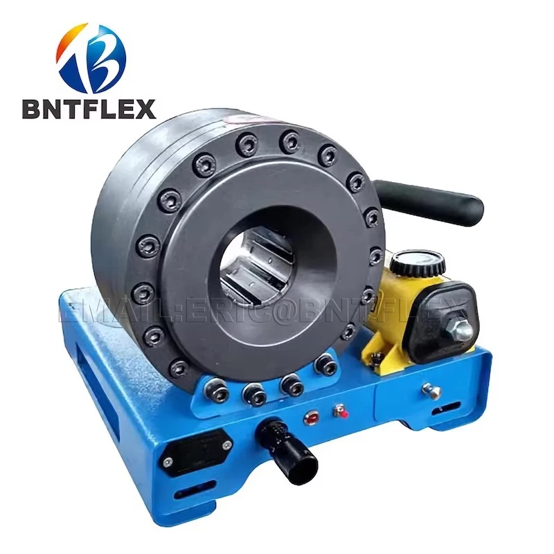 

Factory Sales 2018 Newest 1 Inch Manual Brake Hose Crimping Pressing Machine Similar Finn Power P16Hp for Rubber Product Making