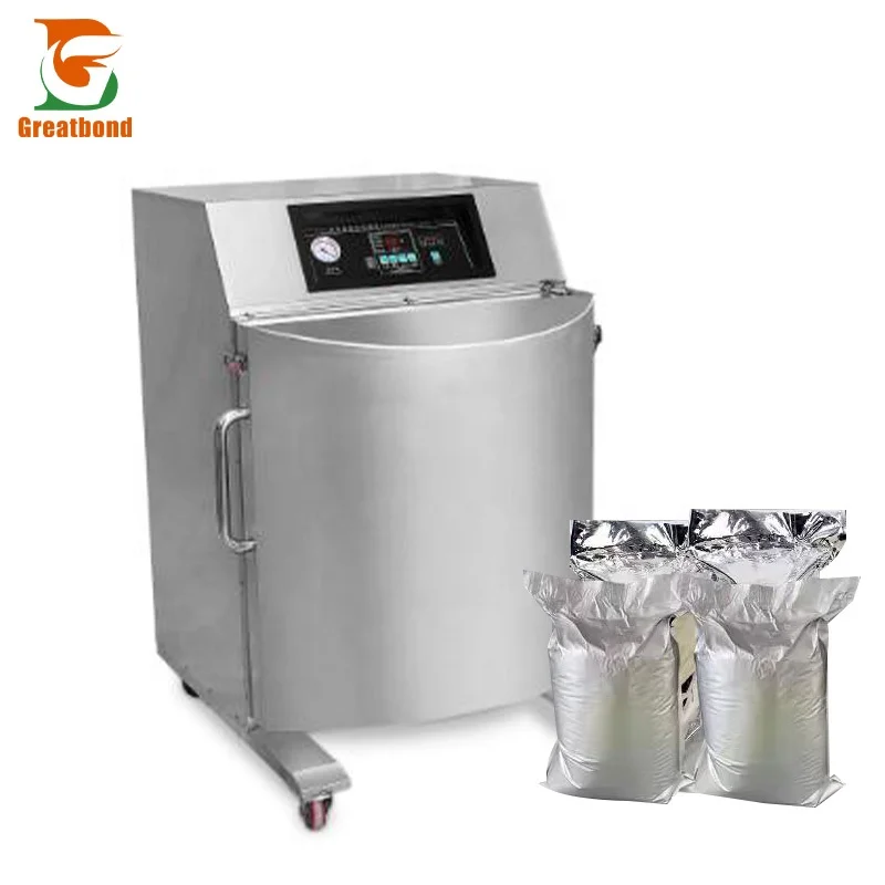 

Dz-610/Lg Automatic Vertical Cabinet Type Particle Meat Rice Bean Fish Coffee Flour Power Single Chamber Vacuum Packing Machine