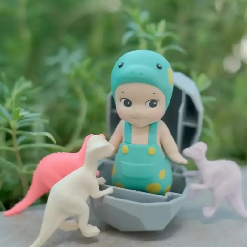 Sonny Angel Blind Box Figurka Dinozaur Seria Anime Figurki Ozdoby Zabawki Prezent Świąteczny Ozdoba na biurko Świąteczne zabawki Prezenty