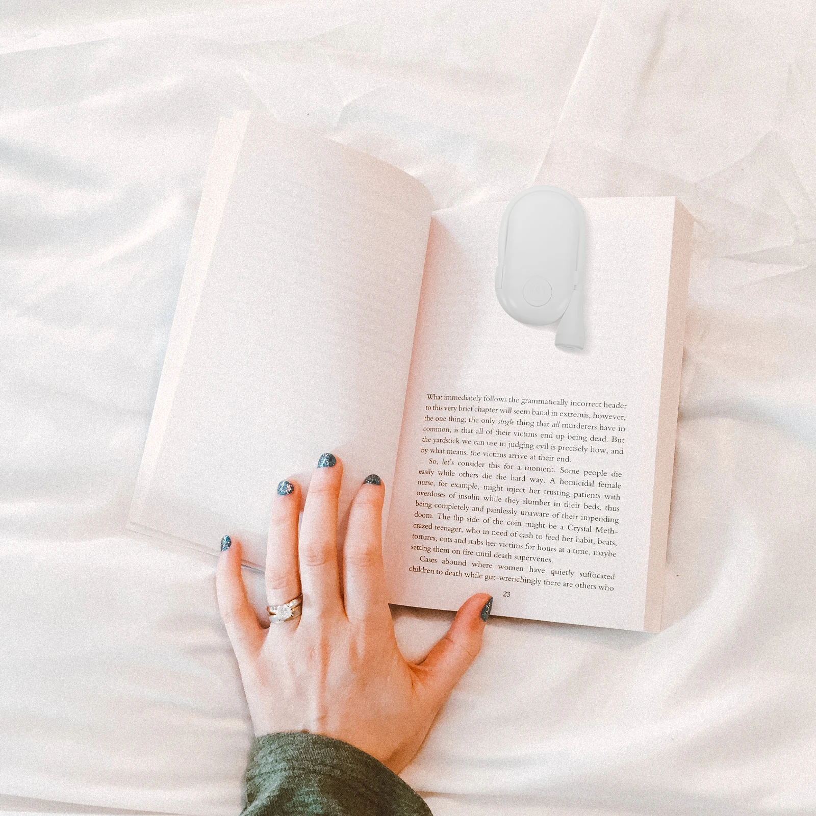 

Clip on Book Light Mini Rechargeable LED Reading Lamp Portable Eye Care Light for Bed Study Work Reading Book Lamp