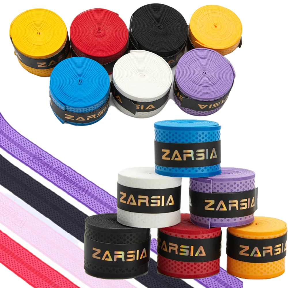 Hand Glue Non-slip Belt Tennis Racket Sweatband Grips Padel Shock Absorption Grip Tape Training Accessories Overgrip Badminton