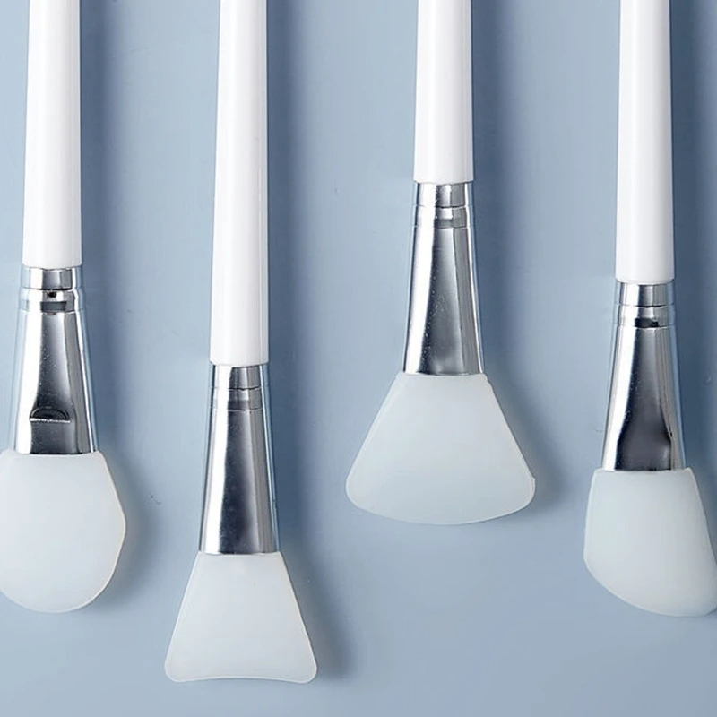 Cepillo de silicona para máscara Diy, molde de silicona para salón de belleza, cepillo para máscara refrescante, cepillo de maquillaje, cepillo de cabeza suave, maquillaje de belleza