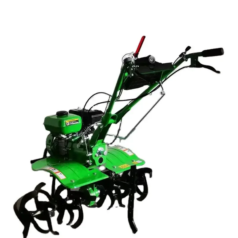 4-Stroke 6.5hp/7Hp/12Hp rotary electric start agricultural walking tractor power tiller lawn mower cultivator