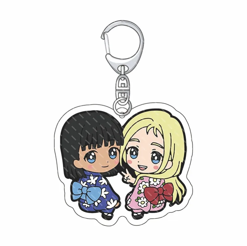 Natsuki Hanae Anna Nagase Shirasu Saho Yoko Hikasa Jin Urayama Acrylic Cartoon Daily Wear Innovative Transparent Key Chains