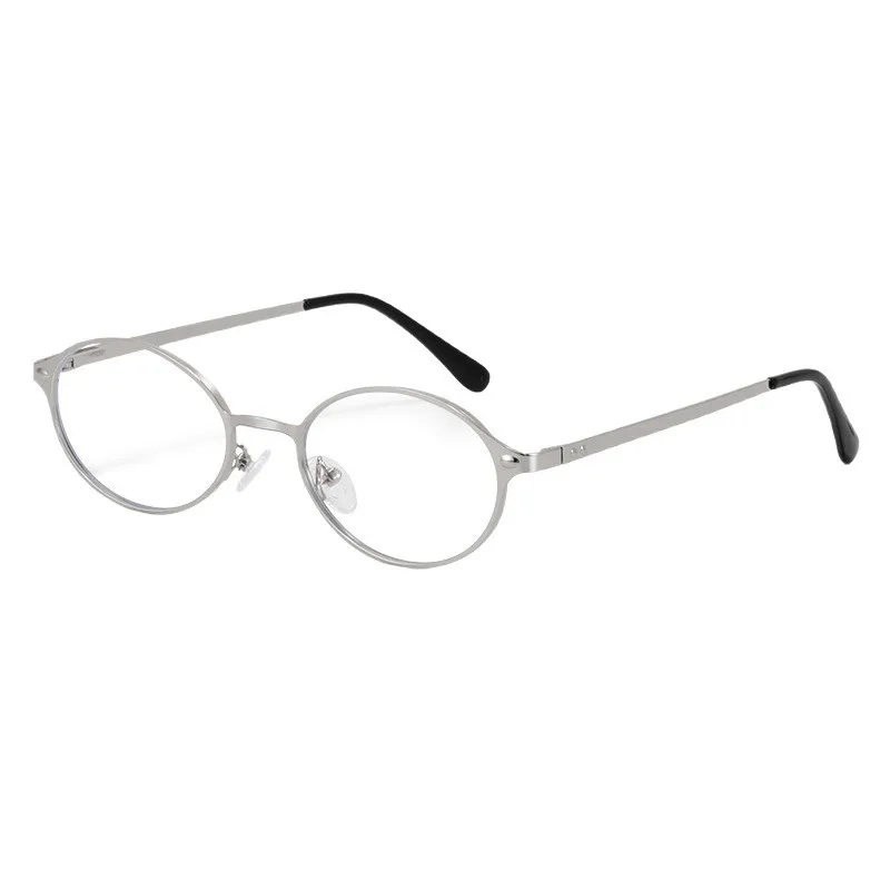 New Arrival Metal Frame Oval Computer Glasses Women Men Anti Blue Light Glasses Eyewear Blocking Optical Spectacle Eyeglasses view 3