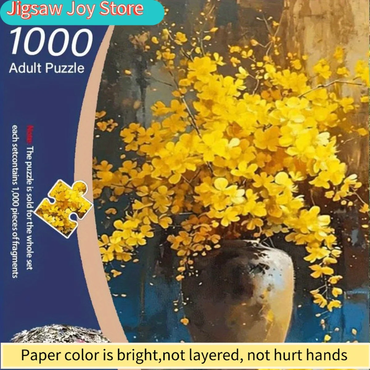 

1000pcs of Puzzle - Complex Artwork - Enhanced Hand-eye Coordination - Challenging DIY Intelligence Games- Frameless-Vibrant Y