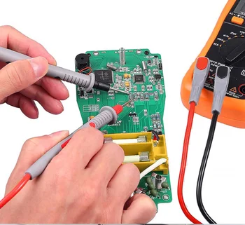 Kit de Pontas de Prova Universais para Multímetro Série P1503 com Pontas de Teste de Agulha Substituíveis, Gancho de Teste IC SMD e Clipe Jacaré