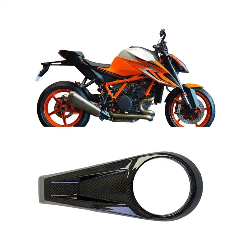 Carbon Fiber Design Fuel Tank Cap Replacement For 1290 Super Duke R 2020-2023 Model Motorcycle Accessories-T48C