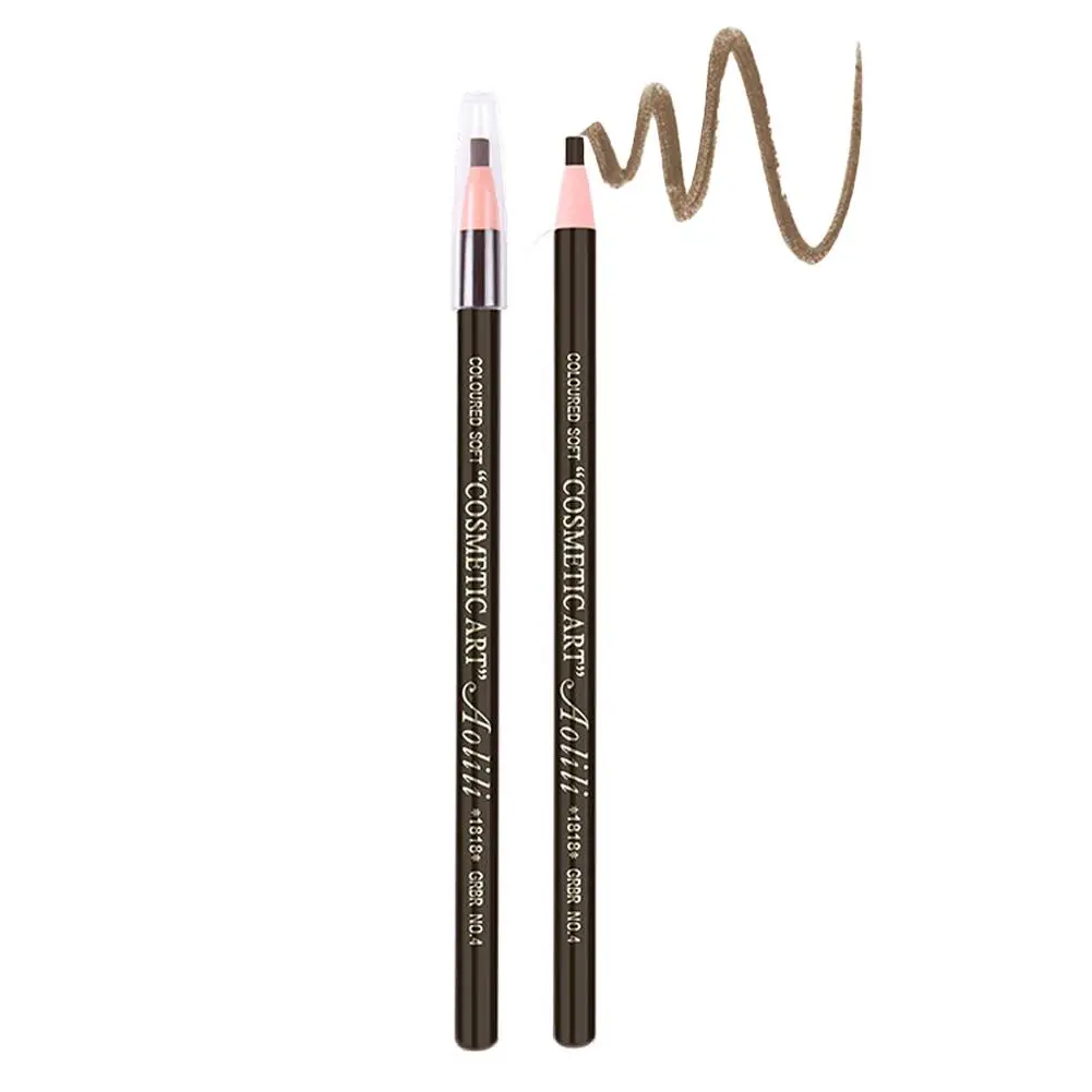 Waterproof Eyebrow Pencil That Does Not Smudge Long Cosmetic Lasting Eyebrows Tattoo Eyebrow Pen X3A2