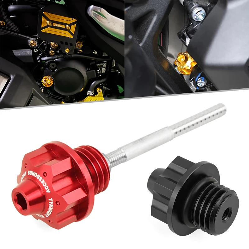 For SYM DRG150 DRG 150 GTS 300i GTS300i GT S 300 Motorcycle Accessories Engine Oil Tank Dipstick Probe Level Gauge Meter Oil Cap