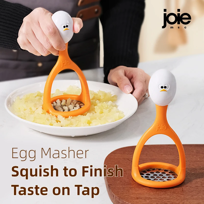 Joie Eggy Masher Stainless steel Bakeware Potato Masher Vegetable Fruit Press Maker Egg Masher Puree Kitchen Tool Cooking Baking