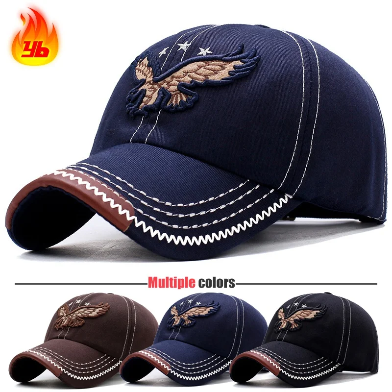 Flying Eagle Embroidery Cotton Adjustable Baseball Cap Sun Hats Trucker Caps Dad Hats