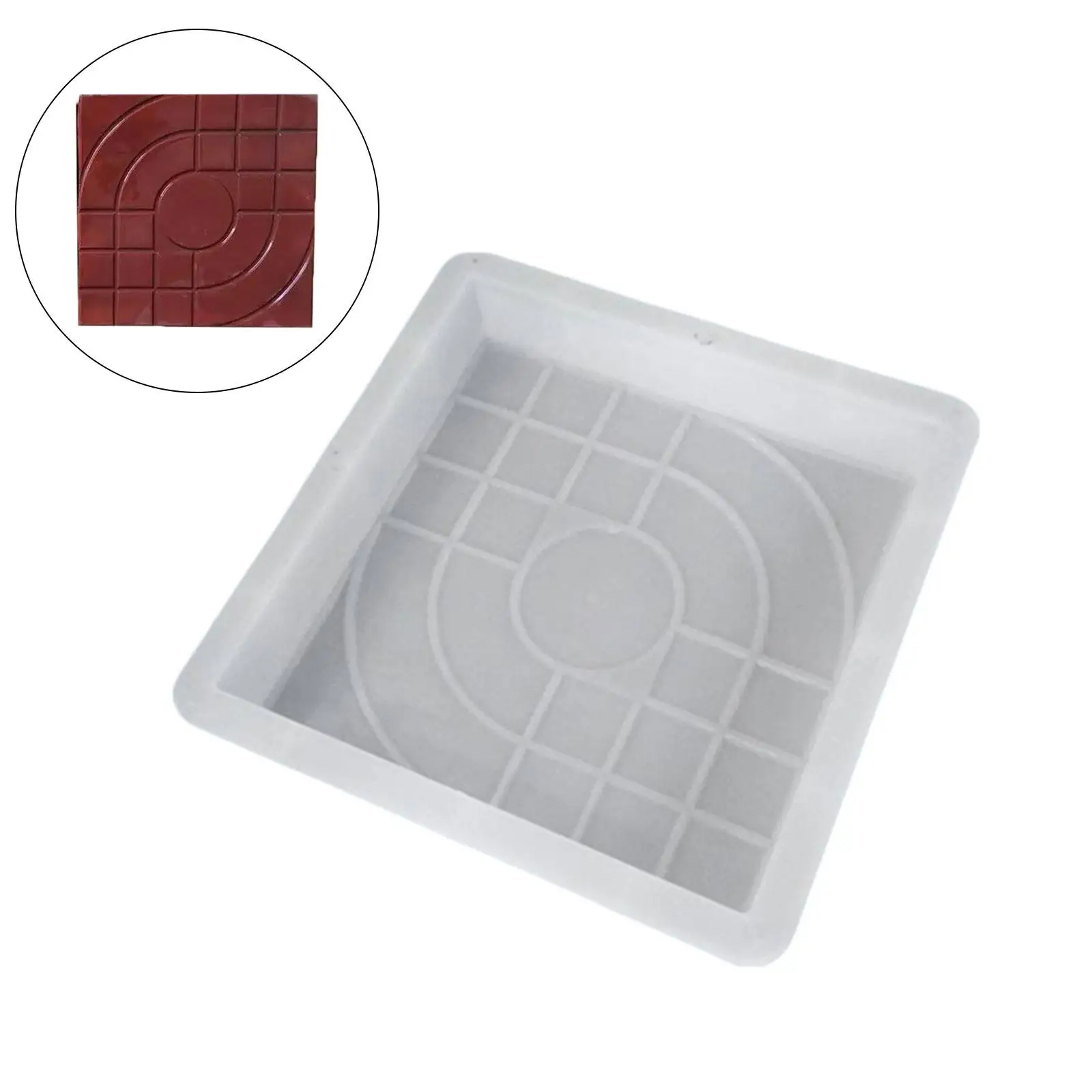 Path Makers Molds DIY Square Vintage Concrete Molds for Garden Outdoor Pavement