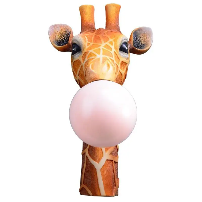 Creative Modern Wall Lamps Personalized Background Wall LED Giraffe Decorative Light for Living Room Bedroom Corridor Home Decor