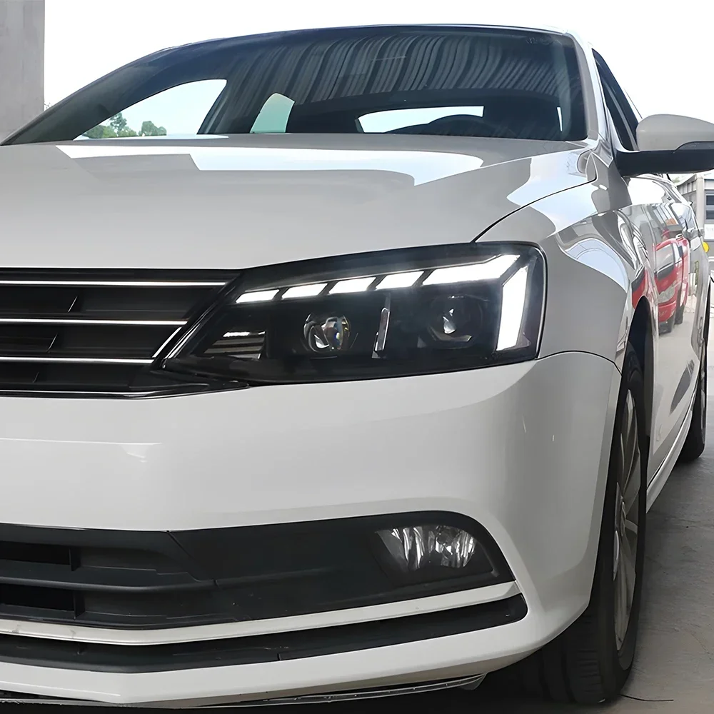 

Car Light For Volkswagen VW Jetta Sagitar 2012-2018 LED Auto Headlight Assembly Upgrade RS Style Projector Lens Tool Accessories