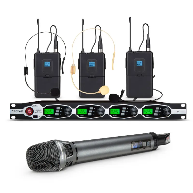 2021 Factory direct high quality uhf radio headworn wireless karaoke microphone