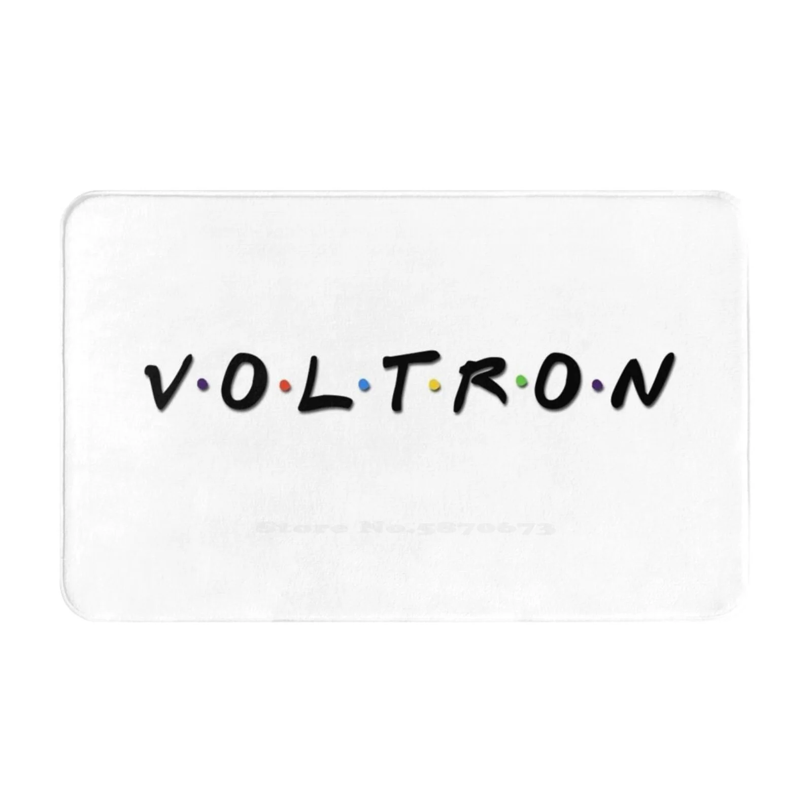 V.O.L.T.R.O.N Soft Foot Pad Room Goods Rug Carpet Friends F R I E N D S Pop Culture Telefilm Tv Voltron Legendary Red Lion