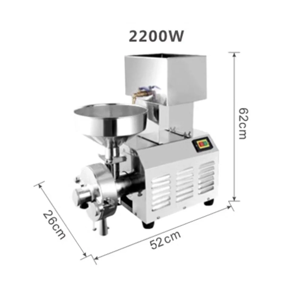 

Adjustable Corn Flour Pulverizer Superfine Grinding Machine Grinder Dry And Wet Grain Crusher Mill Machine