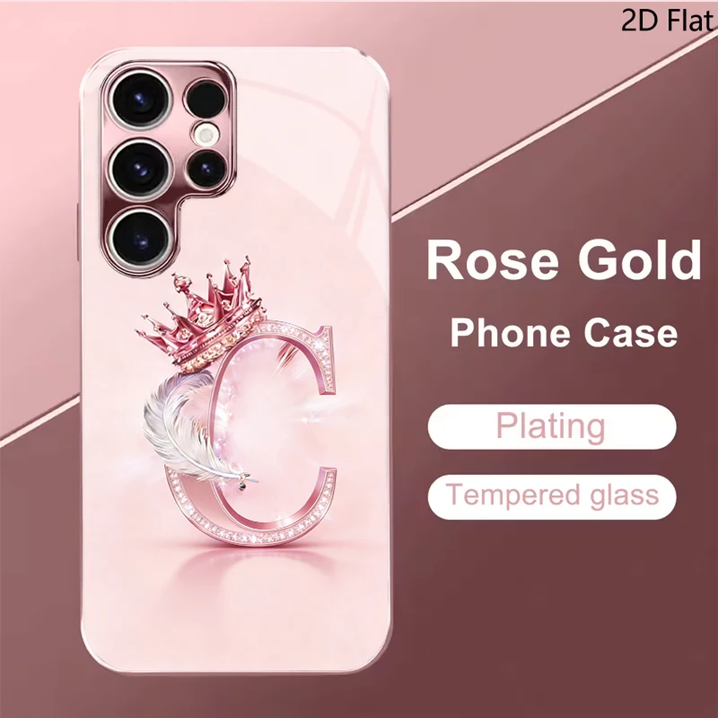 Feather C For Samsung Galaxy S24 S25 S26Ultra S23 S22 S21PLUSFE A55 A54 A52 A35 A15 Phone Cover Shockproof Protective Back Cover
