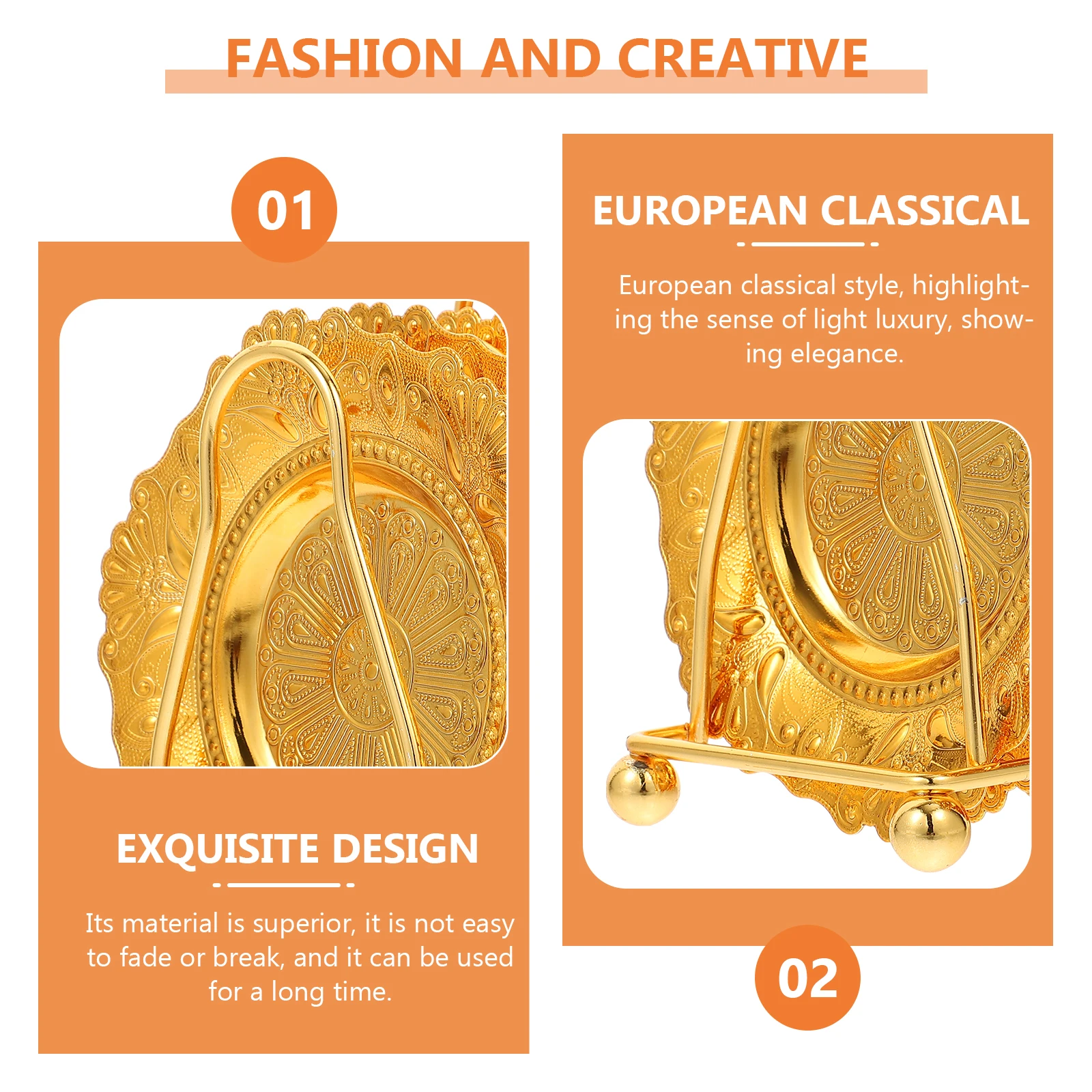 

1Set Snack Tray Storage Rack Elegant Food Serving Plates Premium Cake Dessert Organizer for Restaurants Hotels Parties