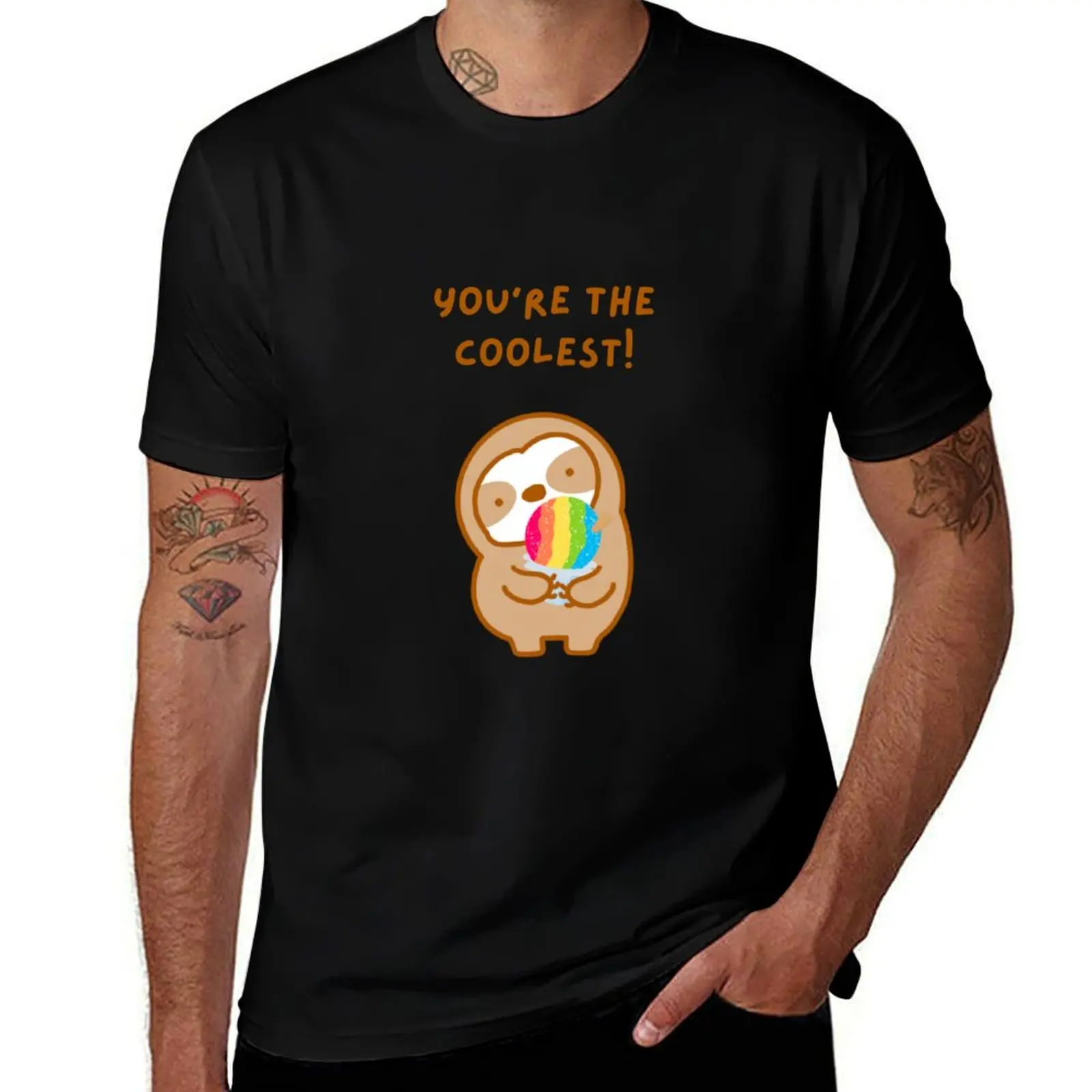 You’re the Coolest Hawaiian Shave Ice Sloth T-Shirt Quick Dry Travel T-Shirt