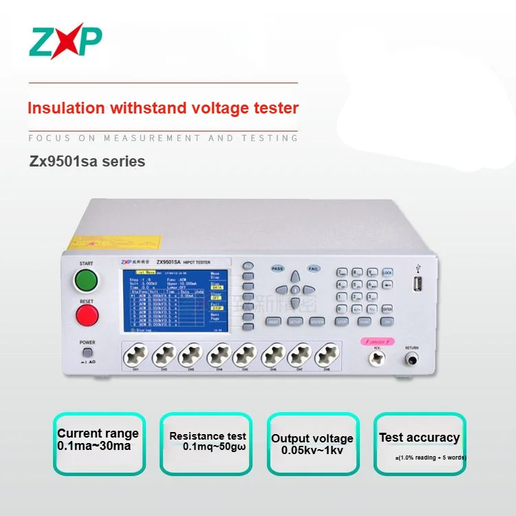 ZX9501SA Series Programmable Withstand Voltage Tester | For Semiconductor, Transformer, Appliance Safety Testing