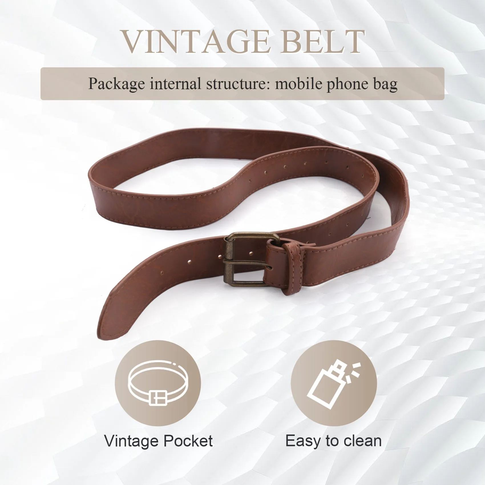 ABQR Средневековый Ренессанс Взрослый Мужской Рыцарь Кожаный Винтаж Карманный Ремень Одежда Сумка Коричневый