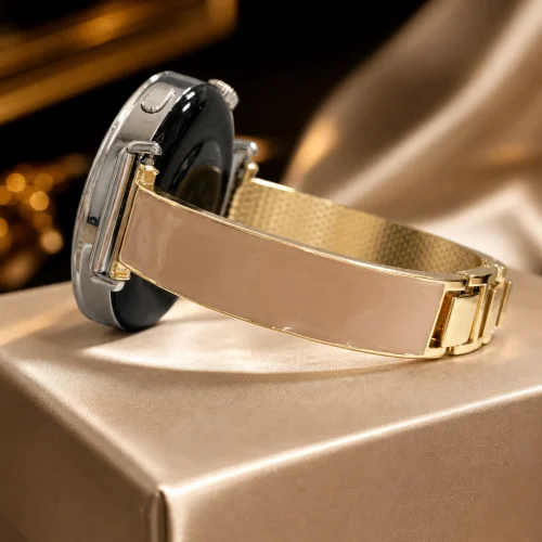 Light luxury metal strap suitable for HUAWEI Watch Fit3/Fit4 straps and HUAWEI Band 8/9/10NFC handmade straps