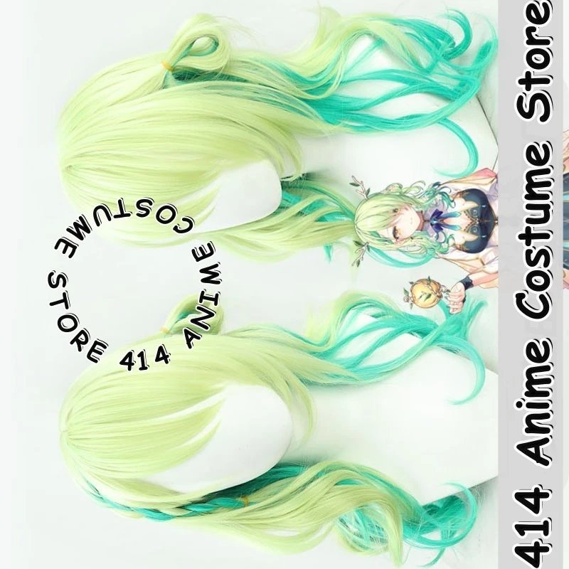 

Game & Anime Ceres Fauna Cosplay Wig Hololive EN Council Heat-Resistant Fiber Synthetic Hair