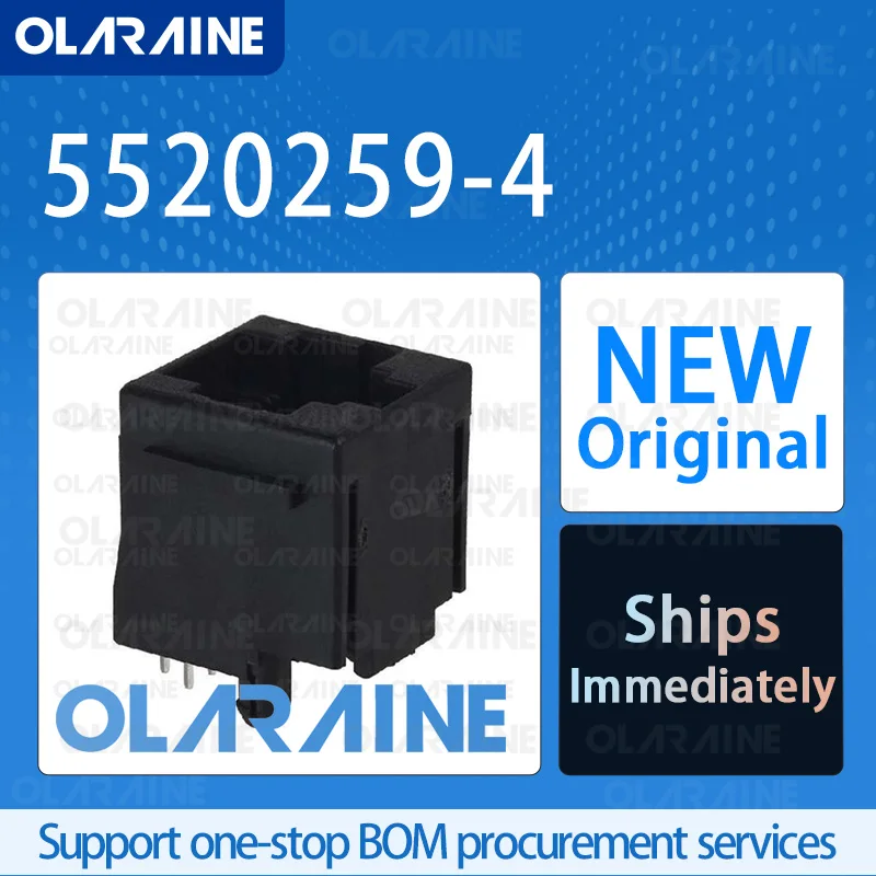 

20/50/100Pcs 5520259-4 100% brand new and original IC chip Modular/Ethernet connectors RJ45 8P8C 1.5 A