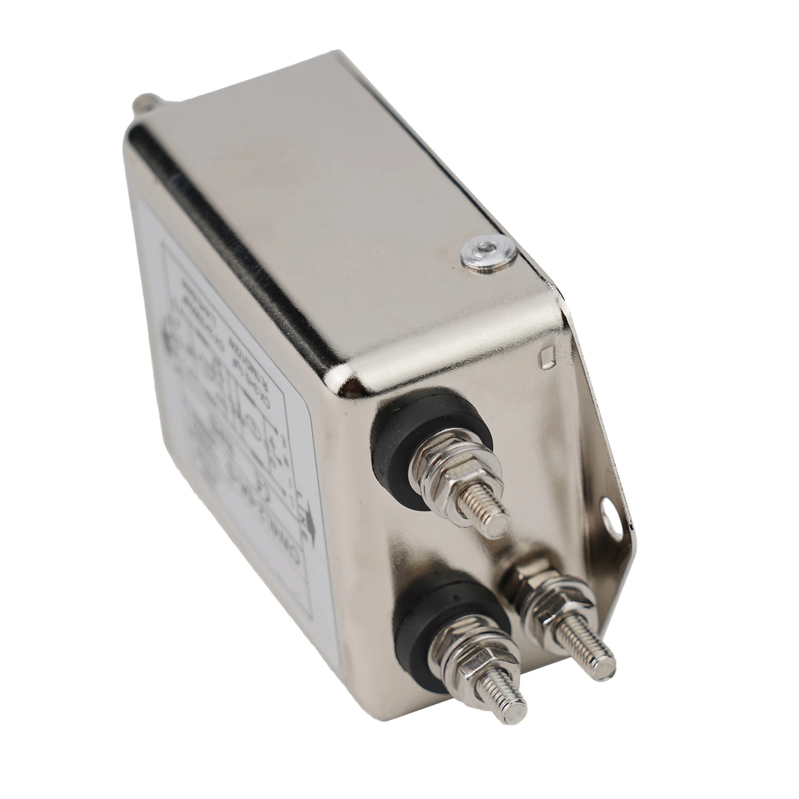 Bolt Installation Power Filter Single Phase AC Filter 220VAC Strong Material 115V AC 60Hz 0 25mA Leakage Current