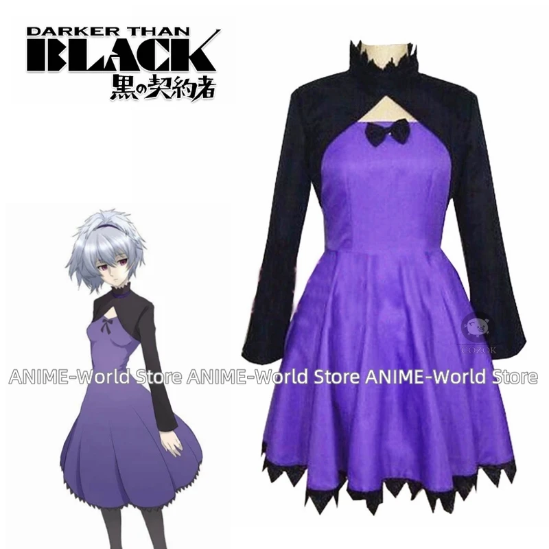 

Darker Than Black Yin Cosplay Costumes Dress Outfit Halloween Christmas Carvinal Costumes Women Men Adult