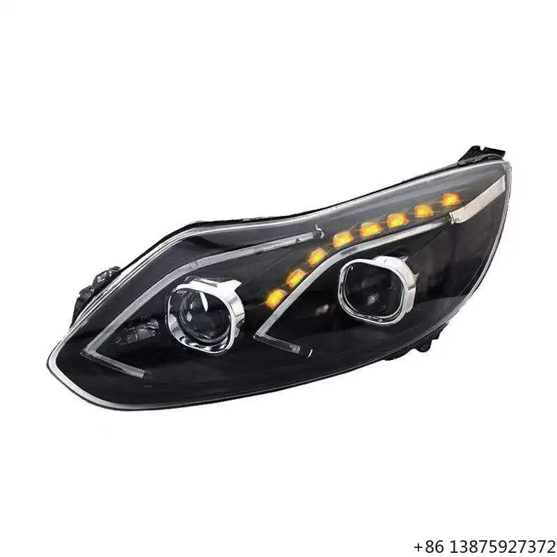 

2012-2013 Car Light for 12V LED Auto Headlights Assembly with Lens Daytime Running Light New Modified