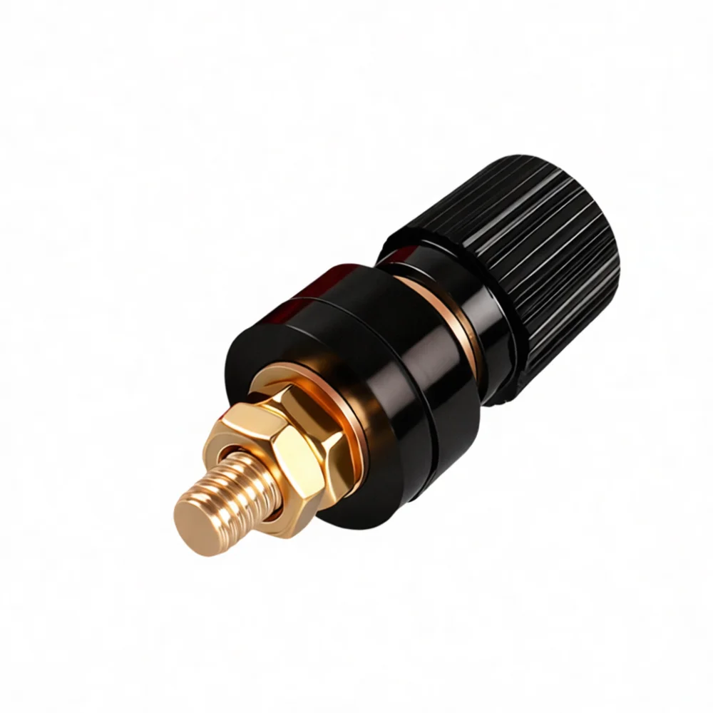 For CHKL Durable Pure Copper Terminal Connector Threaded Binding Post High Power Inverter Electrical Wiring Accessory