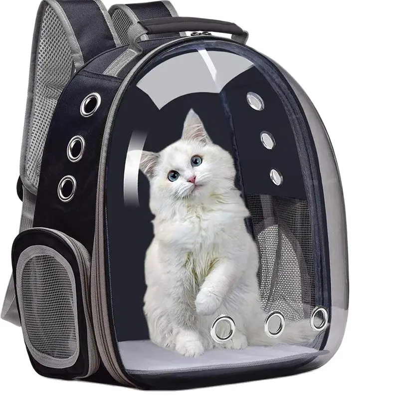 Cat Carrier Backpack Transparent Capsule Bubble Pet Backpack Small Animal Puppy Kitty Breathable Pet Carrier for Travel ﻿