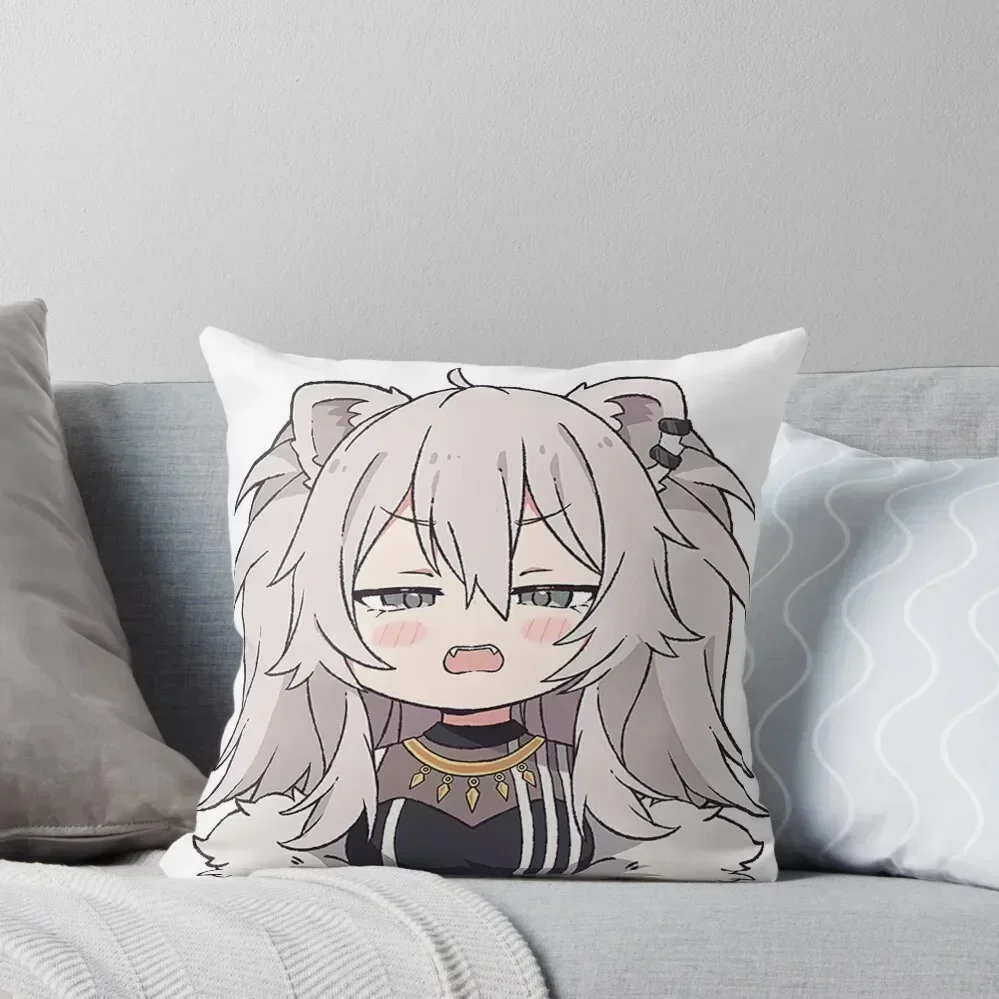 Shishiro Botan Chibi Throw Pillow pillows decor home Cusions Cover pillow