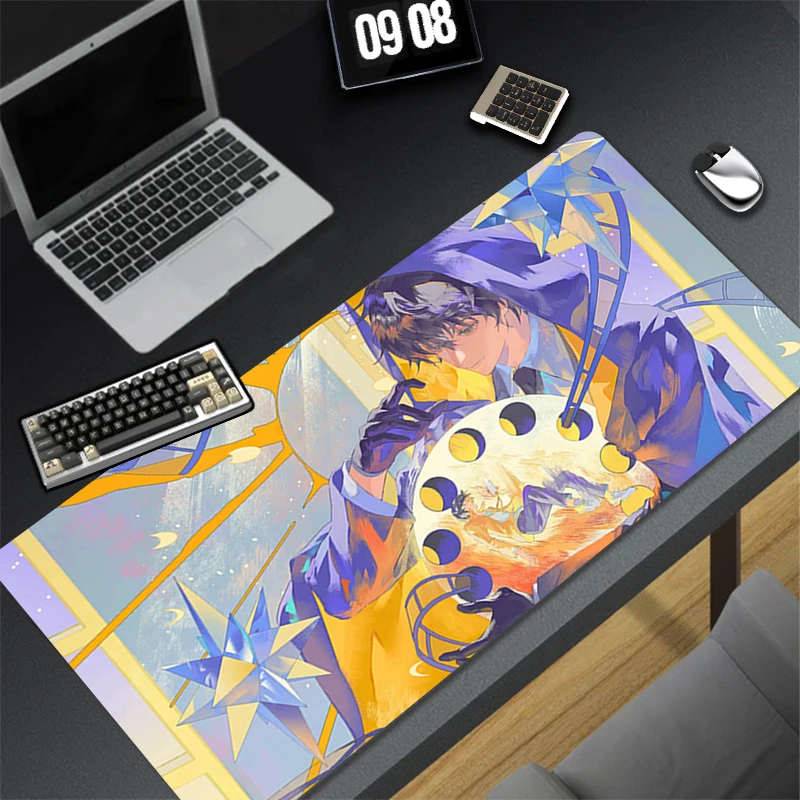 

Игровой коврик для мыши в стиле аниме «Властелин тайн», геймерский коврик для клавиатуры, настольный коврик для мыши, скоростной резиновый мультяшный коврик для мотоцикла, компьютера, ПК, коврик для мыши