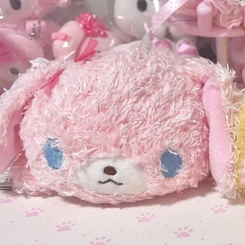 Cute Sugarbunnies Shirousa Kurousa Plush Pencil Case Plush Toy Modeling Student Desktop Storage Stationery Pouch Holiday Gift view 3