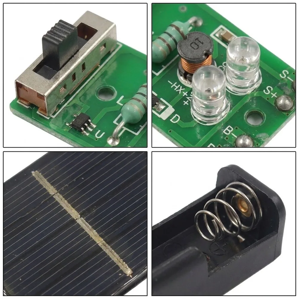 for Solar Bottle Light Module for Solar Jar Light Board Efficient Solar Charging Three Light Beads Design Compact And