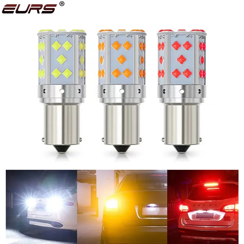 

2X P21W Car LED 1156 BAU15S PY21W BA15S 1157 BAY15D LED T20 7440 W21W 7443 W21/5W LED Lamp Brake Reverse Bulb Turn Signal Light