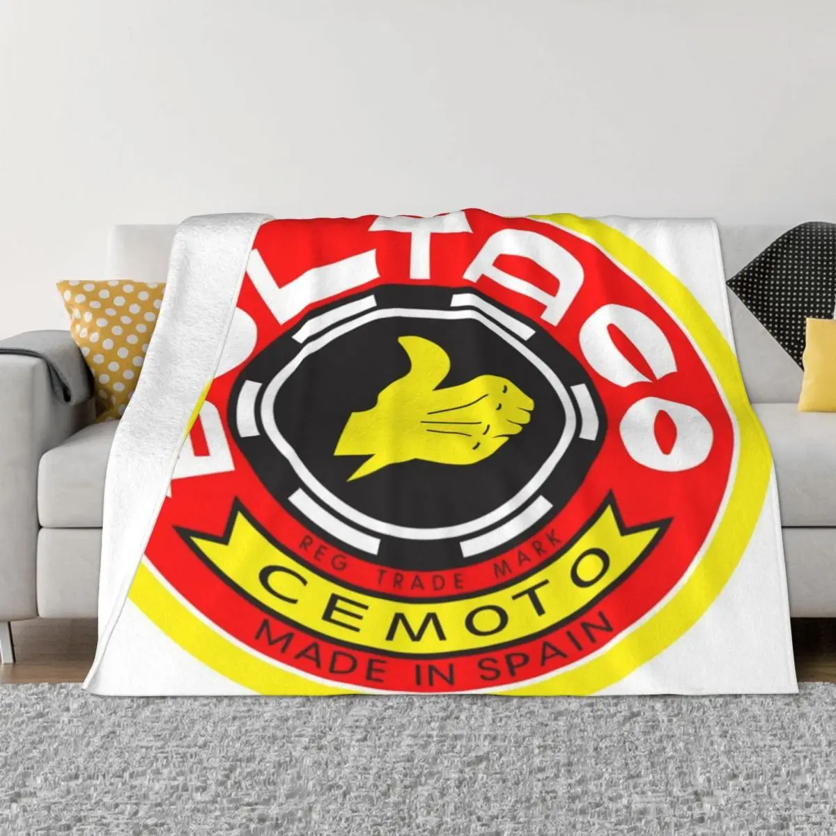 

Bultaco Cemoto 388 Blankets Throw Blanket Custom Blanket Personalized Throw Blanket