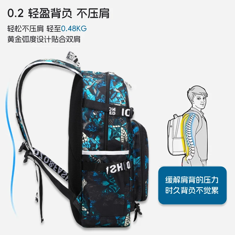 2025 new CAPIBARA schoolbag boys fashion children go to school backpack high-volume load-reducing school backpack boys