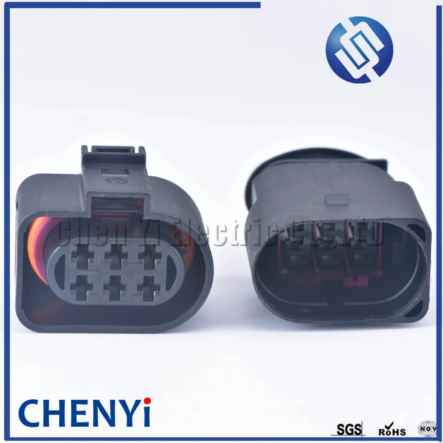 6 Pin 3.5mm 1J0973733 female or male Auto waterproof connector plug LSU 4.2 Oxygen Sensor Connector 1J0973833 1J0 973 733