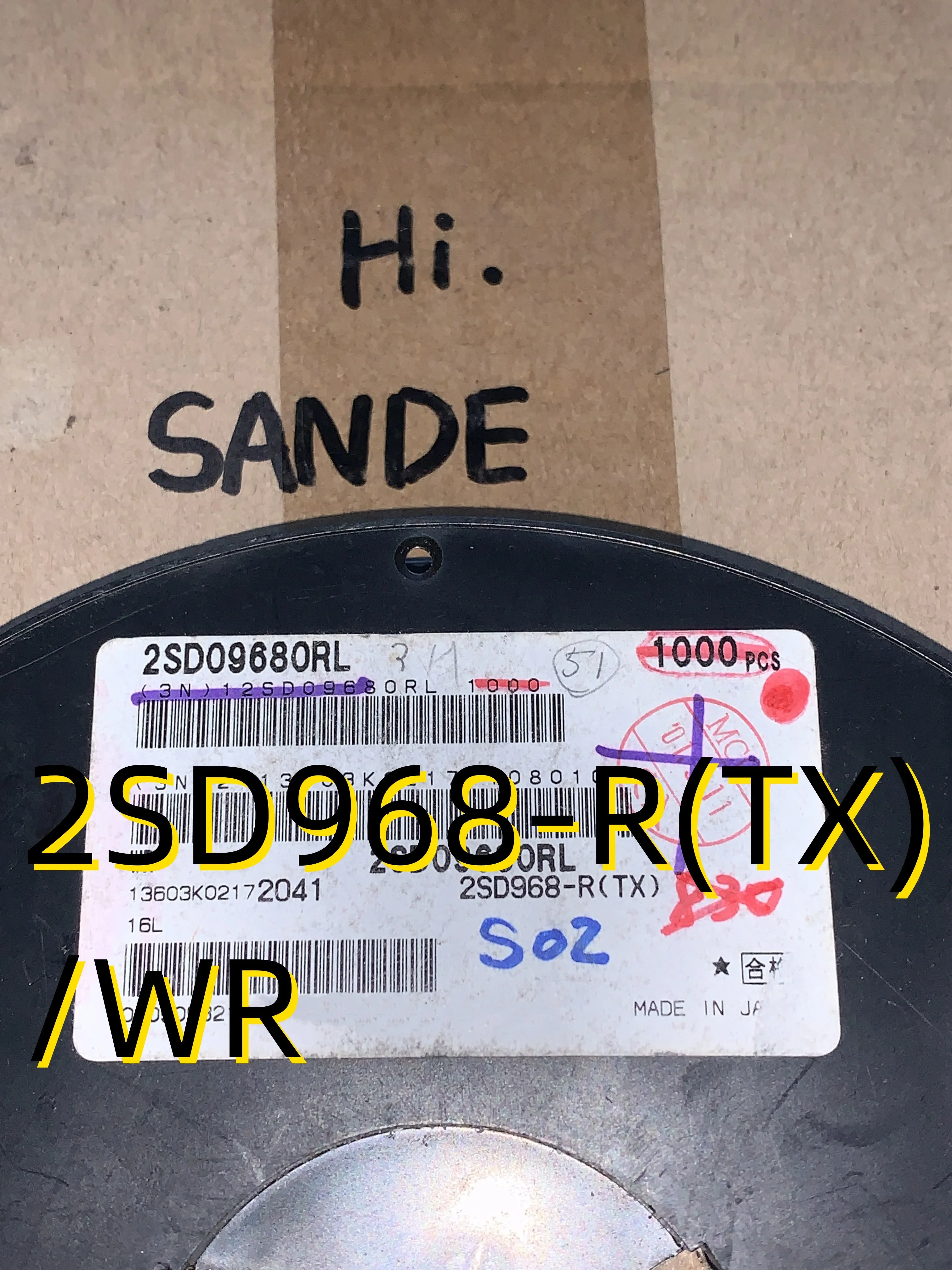 

10шт 2SD968-R(TX) /WR