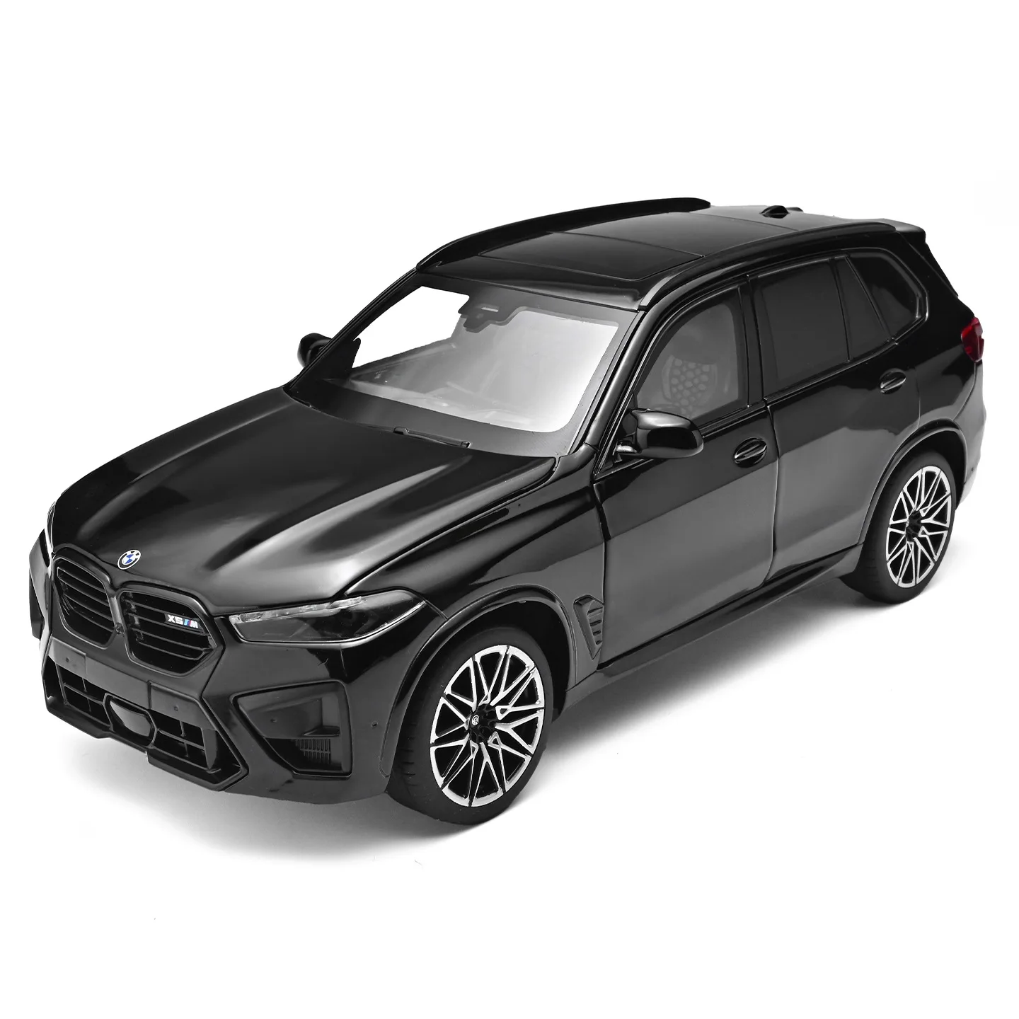 1-24-x5m-ミニチュアモデル合金ダイキャストカーおもちゃゴムタイヤプルバックドアオープン衝撃吸収車ファッション装飾品