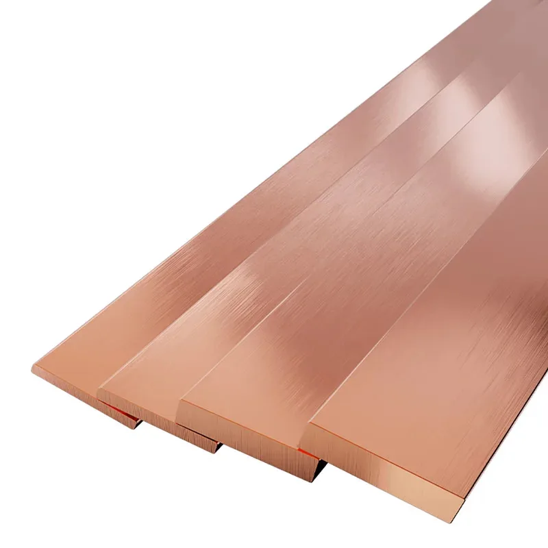 

Solid T2 Copper Flat Bar Stock 10-30mm Thick 10-100mm Width Pure Copper Rectangular Bar
