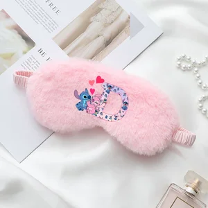 Lilo & Stitch Disney Ngủ Ngủ Mặt nạ với Bán đồ nhồi mềm Móng mắt che mắt che mắt mặt nạ sang trọng 8 Cô gái bán hàng cao chính - 3