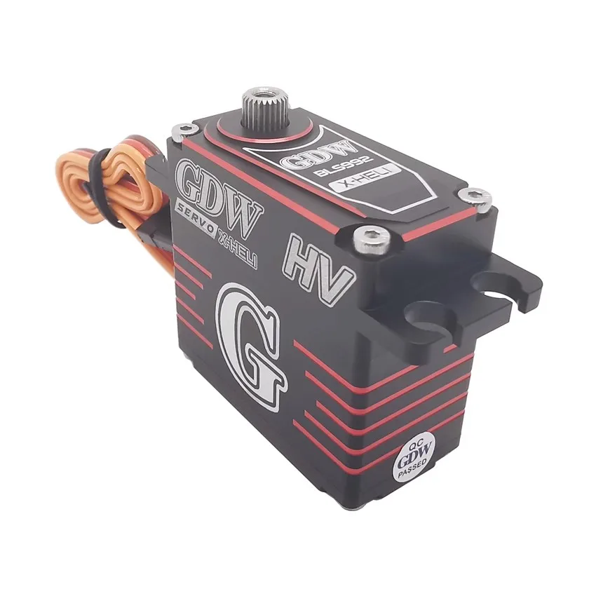 GDW BLS992HV BLS995HV 28KG 0.05Sec High Speed Standard Digital HV Full Metal Brushless Servo For RC Racer Helicopter Airplane