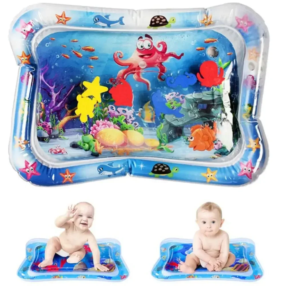 Water Play Mat For Cat And Dog,Baby Inflatable Water Mat Baby Play Water Mat Toddler Pad,Pet Play Water Sensory Pad