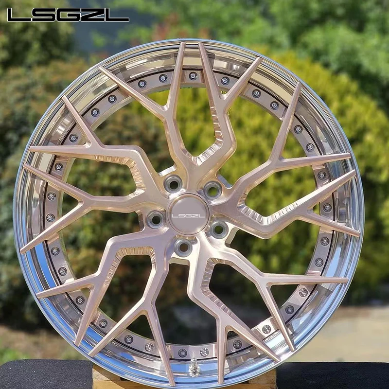 luxury deep concave car forged alloy wheel 5x114.3 5x120 5x130 15 18 19 20 22 24 26 inch  for C8 911 718 wheel rim